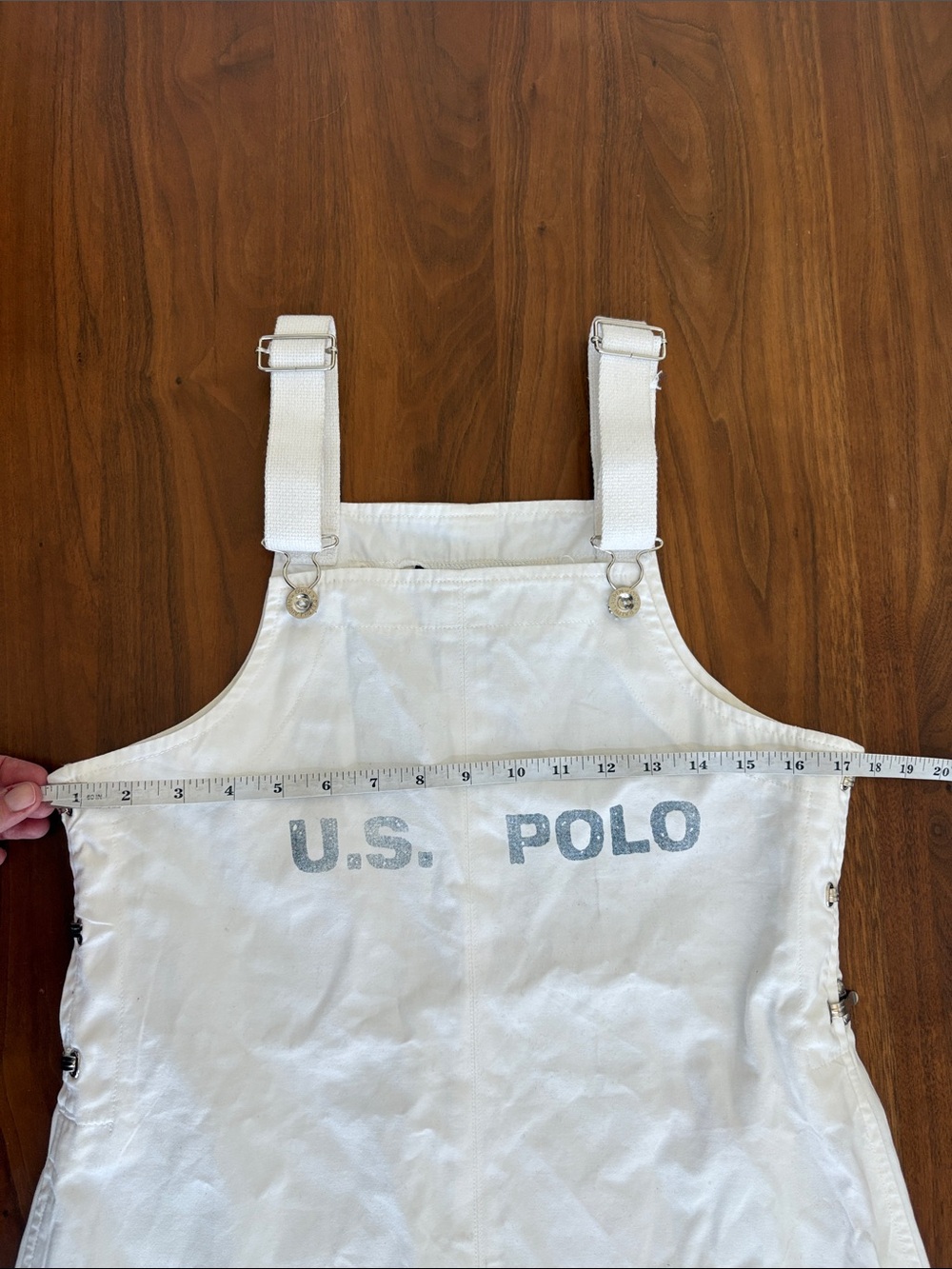 Vintage Ralph Lauren Polo Sport U.S. Polo Overall Dress Size 4 - Picture 7 of 7